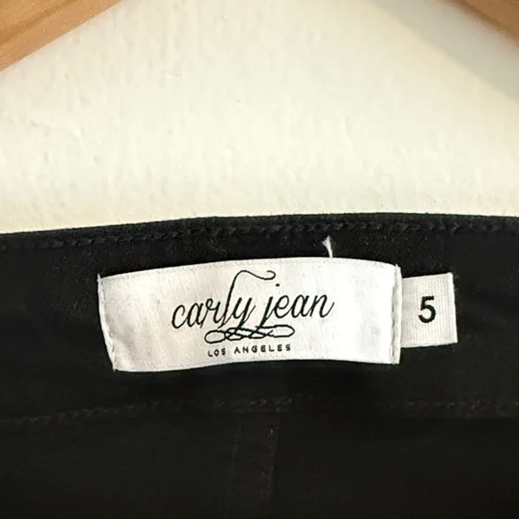 Carly Jean Los Angeles Black Skinny Jeans - Picture 6 of 7